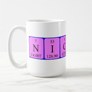 ニコラスの定期的なテーブル名mug コーヒーマグカップ