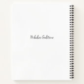 ニコラスガリツィン ノートブック (裏面)