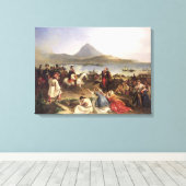 ニコラスジョセフ・メゾン将軍との会談 キャンバスプリント (インサイチュ (ウッドフロア))