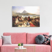 ニコラスジョセフ・メゾン将軍との会談 キャンバスプリント (インサイチュ (リビング))