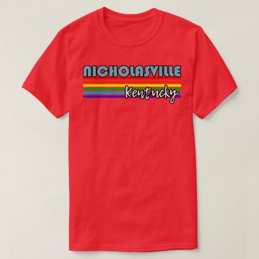 ニコラスビルケンタッキープライドニコラスビルLGBT G Tシャツ (デザイン正面)