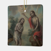 ニコラス・エンリケスによる『キリストの洗礼』 セラミックオーナメント (左)