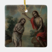 ニコラス・エンリケスによる『キリストの洗礼』 セラミックオーナメント (正面)