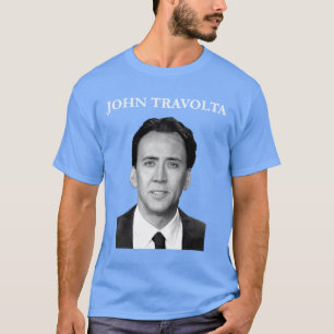ニコラス・ケイジ ジョン・トラボルタ 顔つき Men friends frie Tシャツ