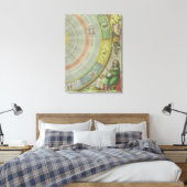 ニコラス・コペルニクス(1473-1543)地図からの詳細 キャンバスプリント (インサイチュ (寝室))