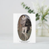 ニコラス・ヒリアードのバラの中の若者 ポストカード (スタンド正面)