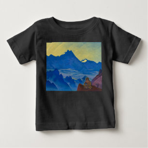 ニコラス・ロエリヒに酷使されたミラレパ ベビーTシャツ
