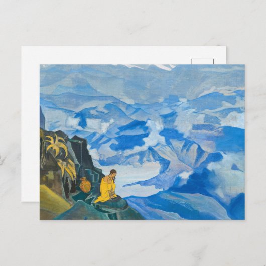 ニコラス・ローリッチによる人生のドロップ シーズンポストカード (正面/裏面)