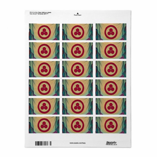 ニコラス・ローリッチによる平和の旗 ラベル (フルシート)