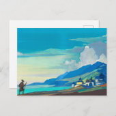 ニコラス·ローリヒ『放射の街の巡礼』 ポストカード (正面/裏面)