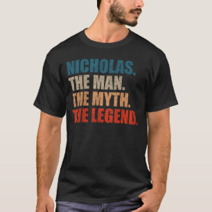 ニコラス 伝説の男 神話の人物 伝説 Tシャツ