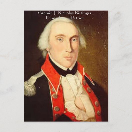 ニコラスBittingerのJ. Nic大尉… -カスタマイズ ポストカード (正面)