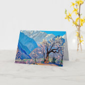 ニコラスRoerich -カード著Krishna カード (黄色い花)