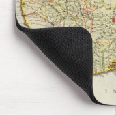 ニコラスVisscherに従うセイロン島の地図 マウスパッド (コーナー)