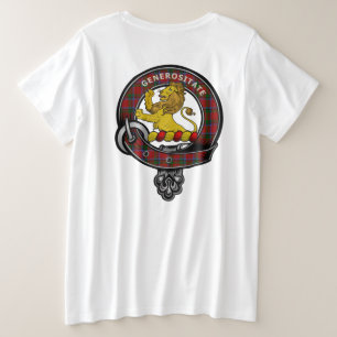 ニコラソン氏バッジ女性 プラスサイズTシャツ