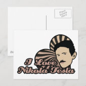 ニコラテスラが大好き ポストカード (正面/裏面)