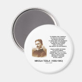 ニコラテスラエジソンニードルハイスタック理論引用文 マグネット (正面/裏面)