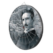 ニコラテスラポートレートインブラック ダーツボード (正面右)