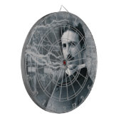 ニコラテスラポートレートインブラック ダーツボード (正面左)