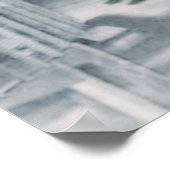 ニコラテスラポートレートイン白黒 ポスター (角)