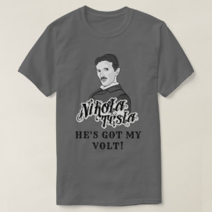 ニコラテスラ得マイボルト Tシャツ