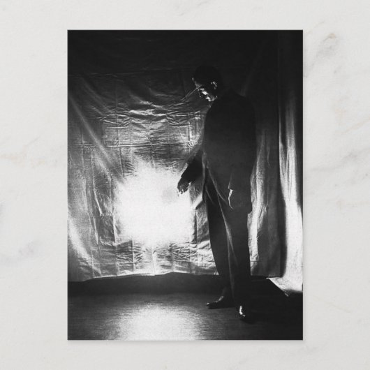 ニコラテスラ1890年代頃 ポストカード (正面)