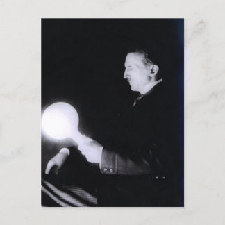 ニコラテスラ1898年頃。 ポストカード