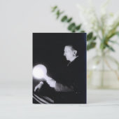 ニコラテスラ1898年頃。 ポストカード (スタンド正面)