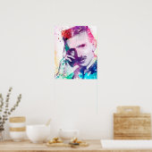 ニコラテスラ – クリエイティブ天才 ポスター (キッチン)