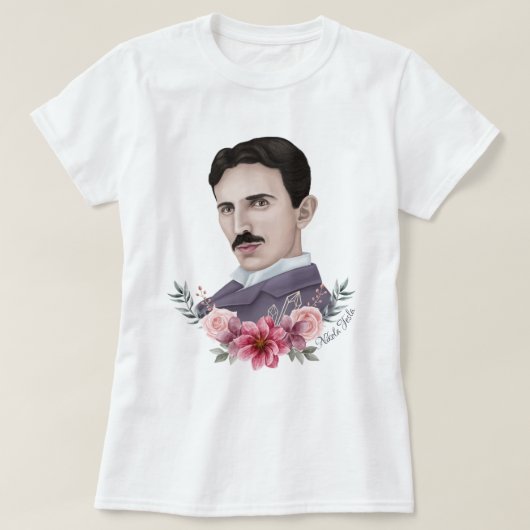 ニコラテスラTシャツ Tシャツ (デザイン正面)