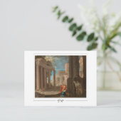 ニコラプッサン#285ファインアート葉書 ポストカード (スタンド正面)