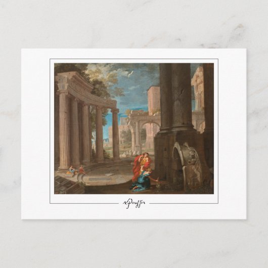 ニコラプッサン#285ファインアート葉書 ポストカード (正面)