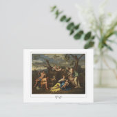 ニコラプッサン#294ファインアート葉書 ポストカード (スタンド正面)