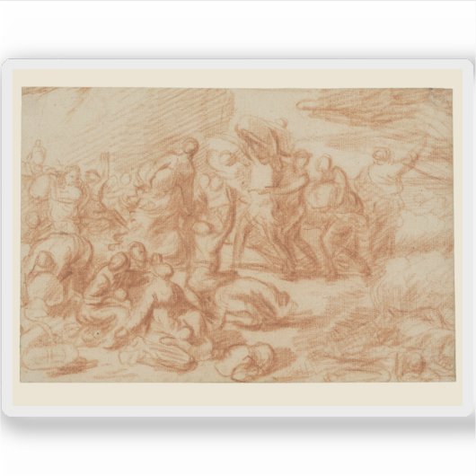 ニコラプッシンザクロッシングオブザレッドシー シール (正面)