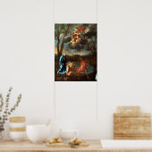 ニコラプッシンザリターンオブザホーリーファミリー ポスター (キッチン)