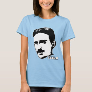 ニコラ・テスラのポートレートのTシャツ Tシャツ