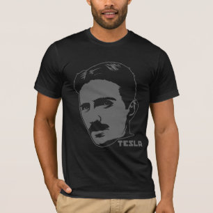 ニコラ・テスラのポートレートのTシャツ Tシャツ