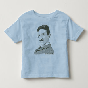ニコラ・テスラのポートレート トドラーTシャツ