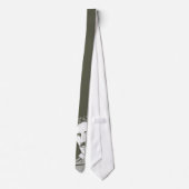 ニコラ・テスラのポートレート ネクタイ (裏面)