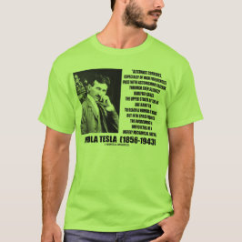 ニコラ・テスラの交流の機械自然 Tシャツ