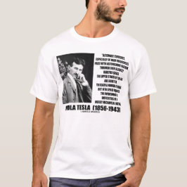 ニコラ・テスラの交流の機械自然 Tシャツ