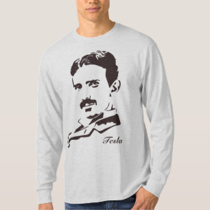 ニコラ・テスラの規則! ブラウン Tシャツ