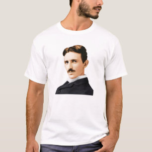 ニコラ・テスラの電気天才 Tシャツ
