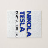 ニコラ・テスラは私のスーパーヒーロー ジグソーパズル (横)