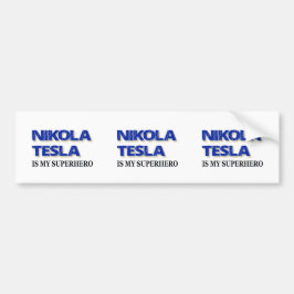 ニコラ・テスラは私のスーパーヒーロー バンパーステッカー
