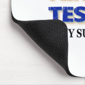 ニコラ・テスラは私のスーパーヒーロー マウスパッド (コーナー)