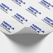 ニコラ・テスラは私のスーパーヒーロー ラッピングペーパー (角)