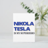 ニコラ・テスラは私のヒーロー ポストカード (スタンド正面)