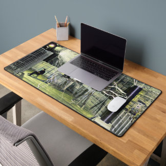 ニコラ・テスラは高電圧の隣に座る デスクマット