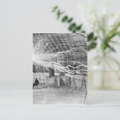 ニコラ・テスラ電気 ポストカード (スタンド正面)